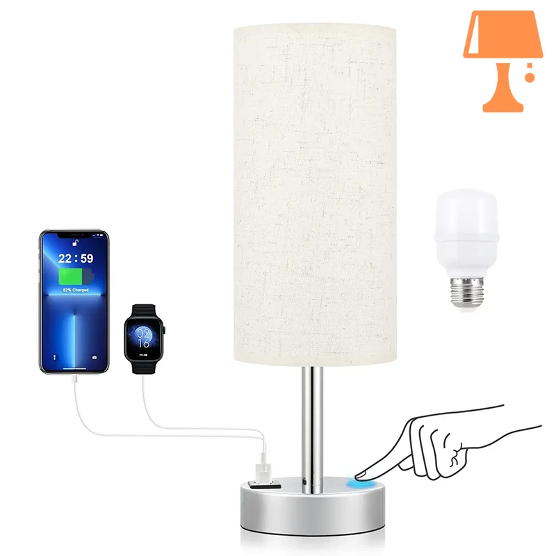 lampe_de_chevet_tactile_avec_port_usb_blanc-6674325.png - Lampe de chevet de bureau