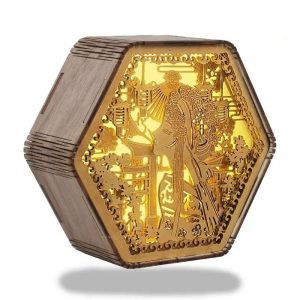 Lampe de Chevet Bois Geisha