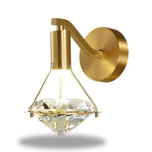 Lampe de Chevet Murale Dorée