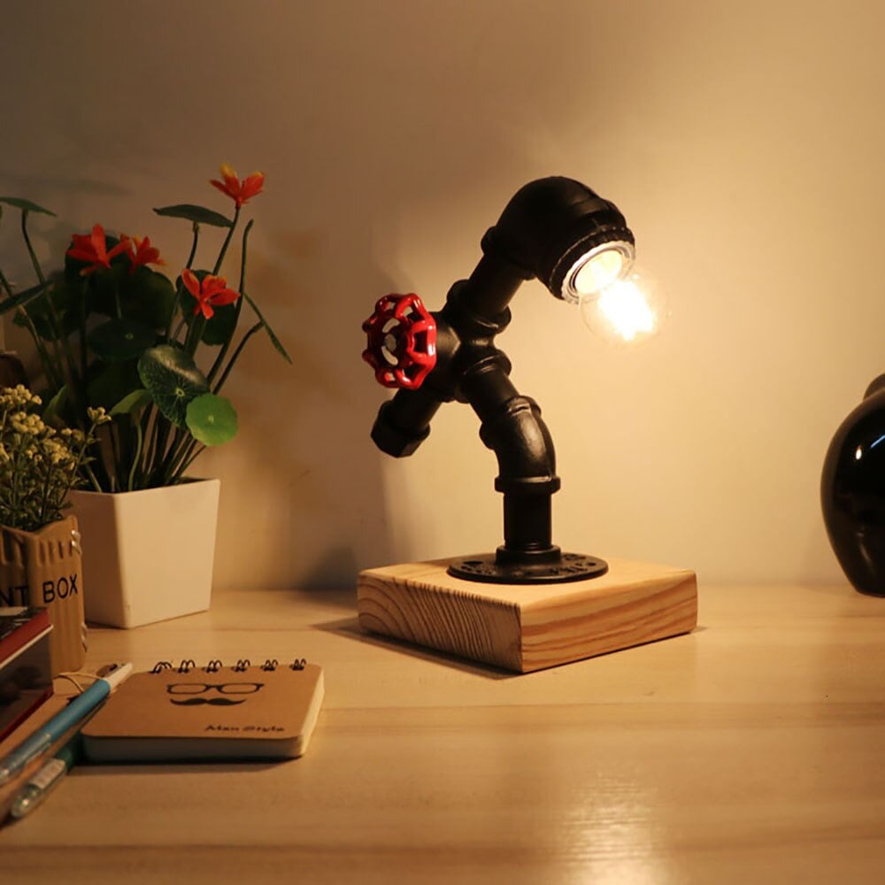 lampes-industrielle-a-poser.jpg - Lampe de chevet de bureau