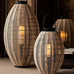 Lanterne à poser en bois