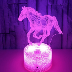 Lampe de chevet cheval
