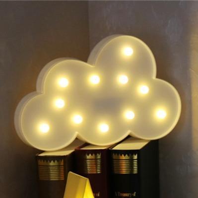nuage-led-blanc.jpg - Lampe de chevet de bureau