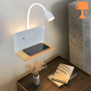 Table de Chevet Lampe