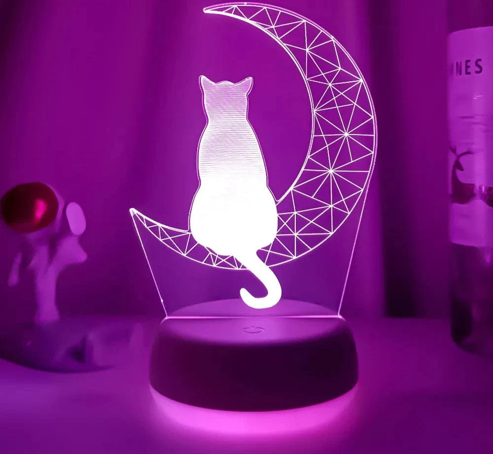 veilleuse-chat-sur-une-lune-55965721624909.jpg - Lampe de chevet de bureau