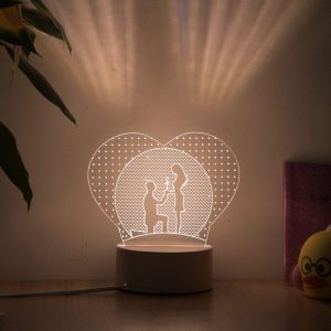 Lampe 3D util  Mariage