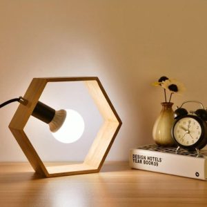 Lampe de Chevet Bois