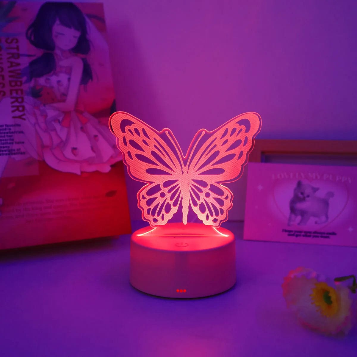veilleuse-papillon-colore-55965721166157.jpg - Lampe de chevet de bureau