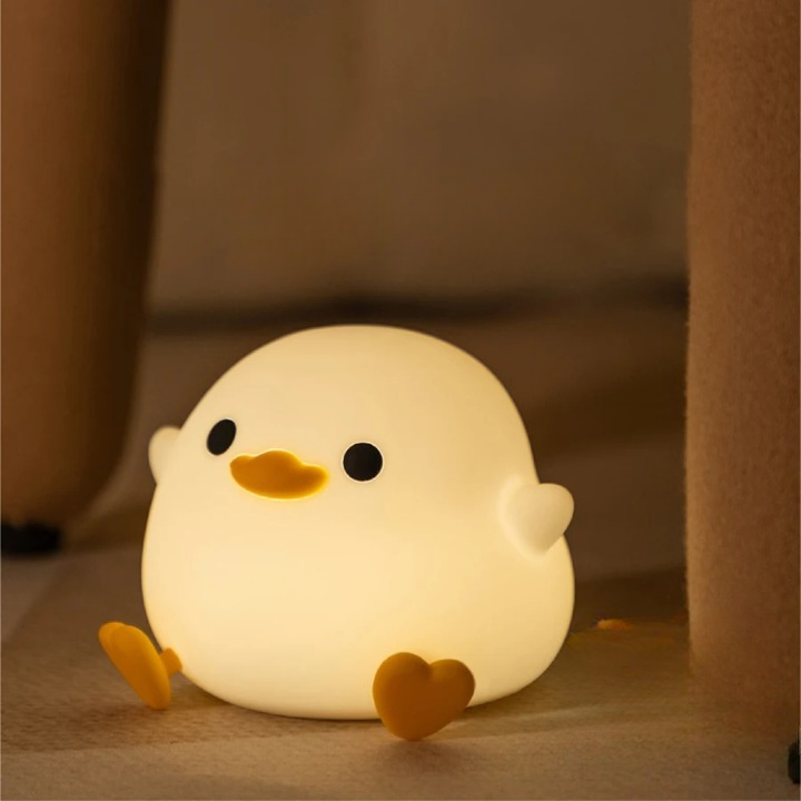 veilleuse-poser-led-forme-canard-02.png - Lampe de chevet de bureau